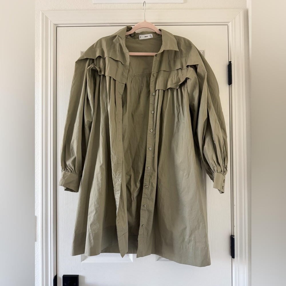 Mango Khaki Dress for Women